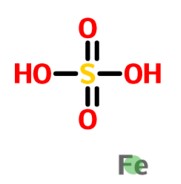 硫酸亚铁化学式结构图