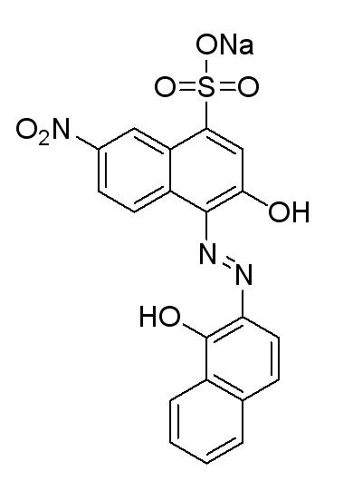 铬黑T结构式