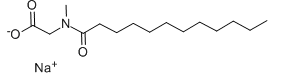 月桂酰肌氨酸钠化学式结构图